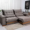 Sofá Retrátil Reclinável Ibis 2,50m Veludo D33 Molas Ensacadas - Image 3