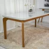 Mesa Jantar Londrina Imbuia Tampo OFF 1,80×0,90m 6 Cadeiras Luxo Veludo Grafite - Rufato - Image 3