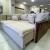 Sofá Cama Blog 2,20m Linho c/Courino - Innove - Image 7