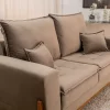 Sofá Havaí Luxo Veludo Cinza c/Molas Ensacadas 2,00m - Image 10