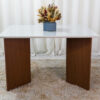 Mesa Helo 120×80 Base Mel Tampo MDF Vidro Off 4 Cad. Roma Veludo Cinza - Image 5