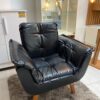 Poltrona Opala Corino Preto – Movelarte - Image 2