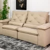 Sofá Retrátil Reclinável Roma Veludo D28 Soft 2,00M - Image 9