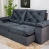Sofá Retrátil Reclinável Roma Veludo D28 Soft 2,00M - Image 12