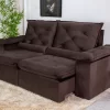 Sofá Retrátil Reclinável Roma Veludo D28 Soft 2,00M - Image 17