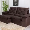 Sofá Retrátil Reclinável Roma Veludo D28 Soft 2,00M - Image 16