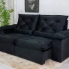 Sofá Retrátil Reclinável Roma Veludo D28 Soft 2,00M - Image 22