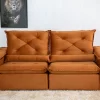 Sofá Retrátil Reclinável Roma Veludo D28 Soft 2,00M - Image 26