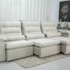 Sofá Retrátil Reclinável Emanuelly Veludo D28 Soft 3,20M - Image 11