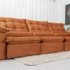 Sofá Retrátil Reclinável Emanuelly Veludo D28 Soft 3,20M - Image 36