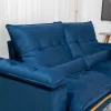 Sofá Retrátil Reclinável Ibis 2,50m Veludo D33 Molas Ensacadas - Image 39