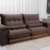 Sofá Retrátil Reclinável Ibis 2,30m Veludo D33 Molas Ensacadas - Image 19
