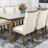 Mesa Jantar Londrina Imbuia Tampo Cop Off 180×90 6 Cadeiras Lunara Veludo Perola Rufato - Image 3