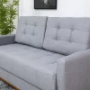 Sofá Áustria Living 3 lugares Linho 1.70m - Image 7