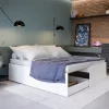 Bibox Matrix Cama 3 em 1 Solteiro-Solteiro c/Auxiliar e Casal - Tebarrot - Image 3