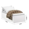 Bibox Matrix Cama 3 em 1 Solteiro-Solteiro c/Auxiliar e Casal - Tebarrot - Image 5