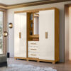 Guarda-Roupa Eldorado 4P 3Gav c/Esp 1,95M - Moval