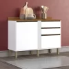 Balcão Cozinha Pérola 2 Portas Larg. 1,20m - Salleto