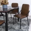 Mesa Malibu Tampo Pedra Amadeirado Marrom 120x75 4 Cadeiras Korino Marrom - Teixeira - Image 4