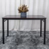 Mesa Malibu Tampo Pedra Amadeirado Marrom 120x75 4 Cadeiras Korino Marrom - Teixeira - Image 5