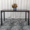Mesa Malibu Tampo Pedra Amadeirado Marrom 140x75 6 Cadeiras Korino Marrom - Teixeira - Image 4
