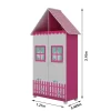 Roupeiro + Cama Casinha Rosa/Branco - Gelius - Image 2