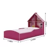 Roupeiro + Cama Casinha Rosa/Branco - Gelius - Image 5