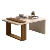 Mesa de Centro JB 8020 Luxo Larg. 80cm Pérola/Nature - JB Bechara - Image 5