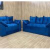 Conjunto Estofado Paris 2x3Lgs Veludo - Metalon Estof - Image 2