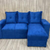 Estofado Lucas 2 Lgs c/Chaise Suede - Image 2