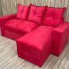 Estofado Lucas 2 Lgs c/Chaise Suede - Image 5