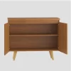 Buffet Uno 2 Portas larg. 1,01m Mel/Off White - Viero - Image 3
