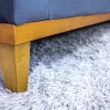 Sofá 3 Lug. c/Chaise Lado Esquerdo Milão Larg. 2,30m Veludo Cinza 814 - Molas Ensacadas - Image 6