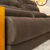 Sofá Retrátil Reclinável 2,50M Gênova Veludo Marrom 815 - Molas Ensacadas - Image 7