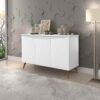 Buffet Aparador Encanto 3Pts Branco - Maria M