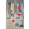 Guarda Roupa Verona 4P Larg. 1,04m MDF - Nyne - Image 2