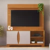 Home Candian c/Detalhe Ripado Larg. 1,36M Cinamomo/Off White - JCM