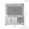 Home Candian c/Detalhe Ripado Larg. 1,36M Cinamomo/Off White - JCM - Image 4