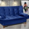 Sofá Cama Paris 2 Estágios Veludo Jolie - Diviminas - Image 2