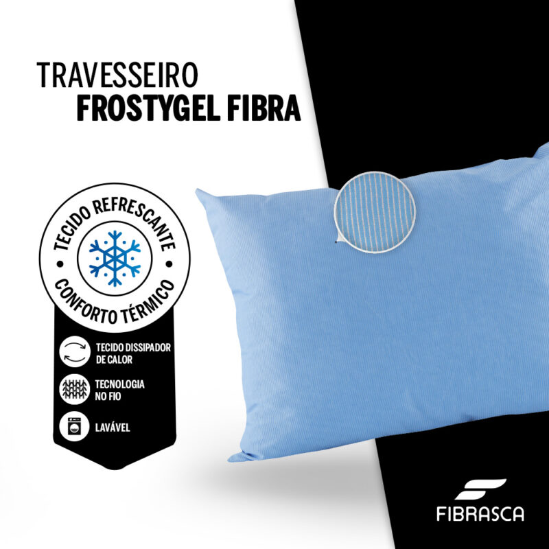 Travesseiro Frostygel Fibra - Fibrasca - Image 3