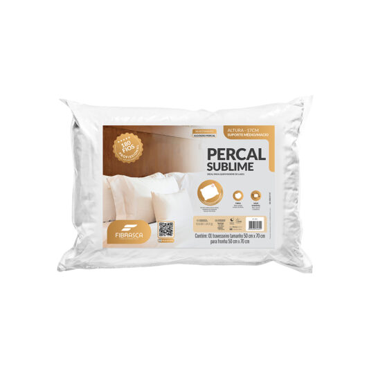 Travesseiro Percal Sublime - Fibrasca