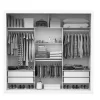 Guarda-Roupa Veneza Premium Larg. 1,88m 3 Portas C/ 3 Espelho 4 Gavetas Cinamomo - Carioca - Image 2