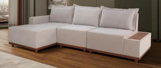 Sofá Living Chase Suiça Larg 2,88m - Lufer