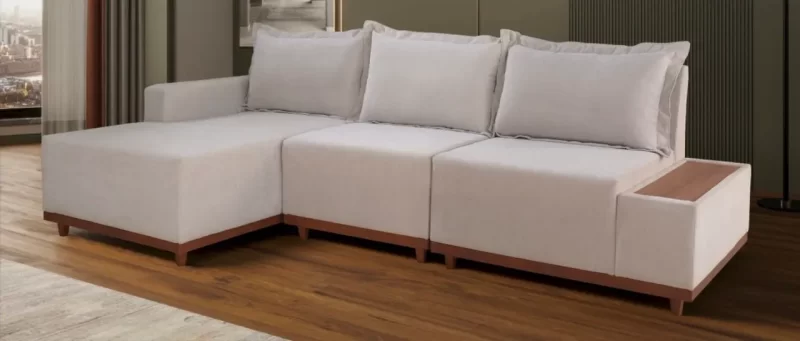 Sofá Living Chase Suiça Larg 2,88m - Lufer