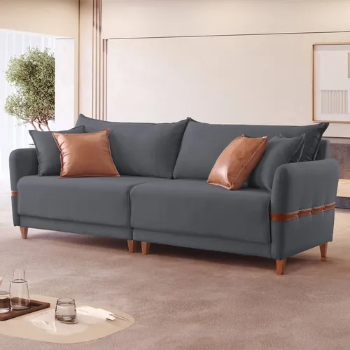 Sofá Living Canela Larg 2,25M - Lufer