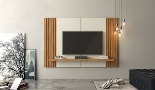 Painel Suspenso PA18 Freijo/Off 1,80M - Dalla Costa