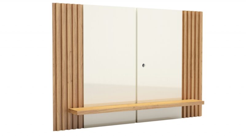Painel Suspenso PA18 Freijo/Off 1,80M - Dalla Costa - Image 2