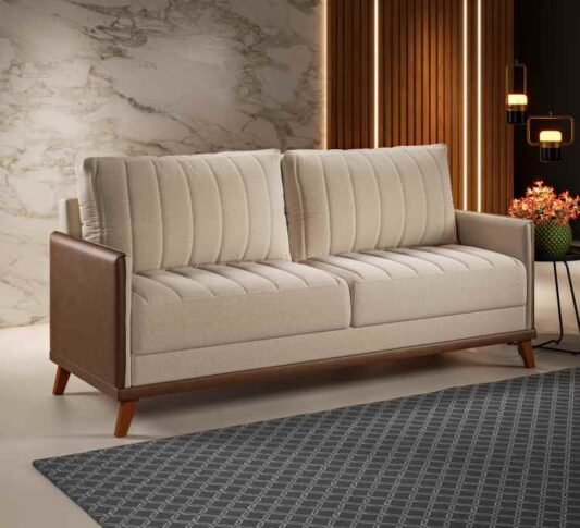 Estofado Living Conceito 2,00M Linho - Viero