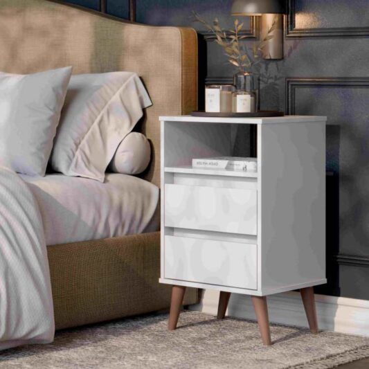 Mesa de Cabeceira Retro Roma 2G1N - EJ Moveis