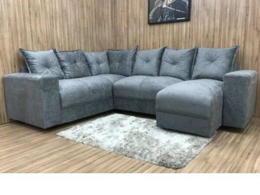 Conj Estof Canto Alice 2x3Lg e Chaise - Metalon